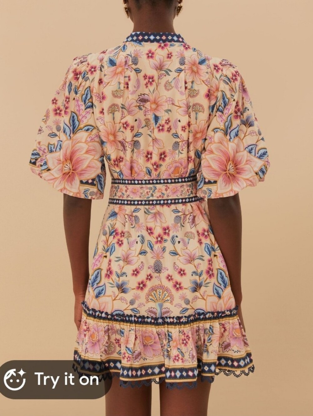 NWOT Farm Rio Mini Dress - Picture 4 of 8